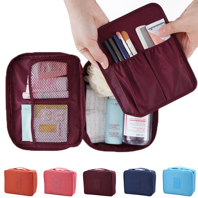 Multi Pouch Travel Toiletry Cosmetic Bag Ver 2 WaterResistant B2907