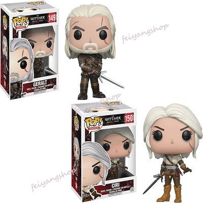 FUNKO POP He Witcher 3: Wild Hunt Geralt CIRI Game Boxed Figure Decoration Model