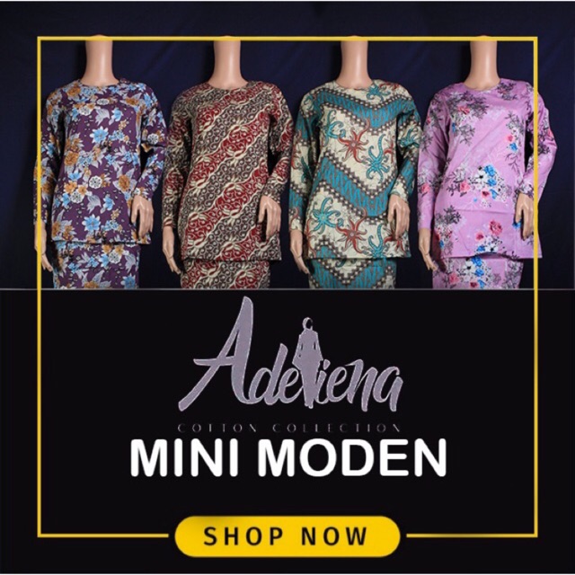  Baju  Kurung  Mini Moden  English Cotton  Shopee  Malaysia