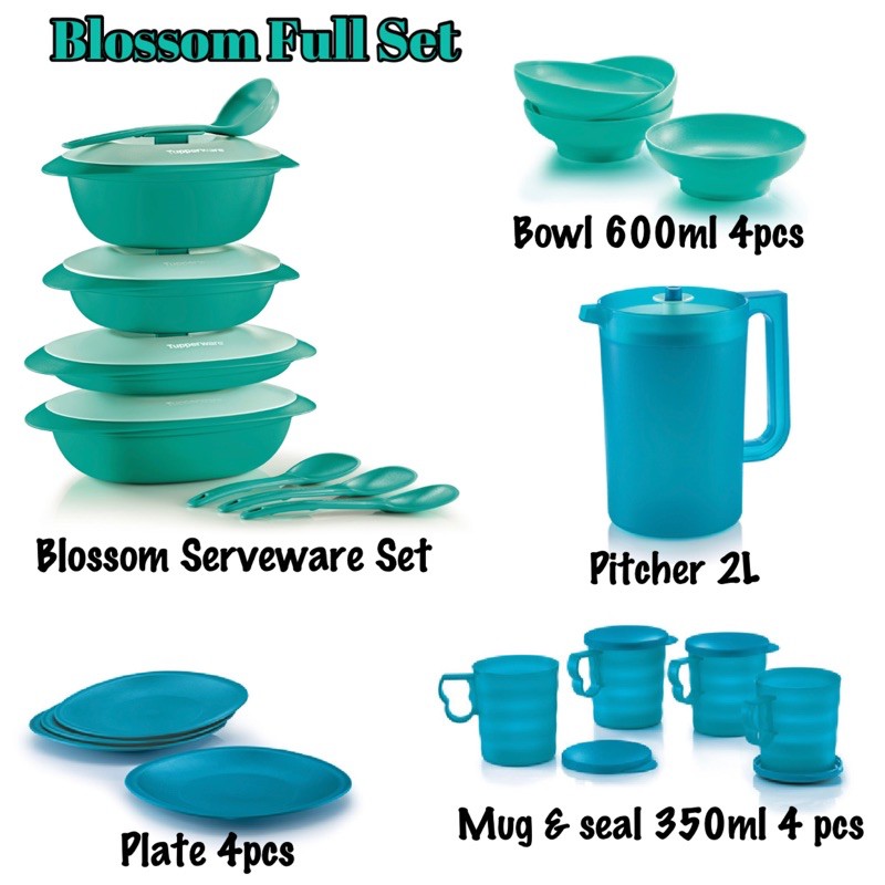 TUPPERWARE : Serveware Set/ Round Server/Pitcher (Ready Stok)