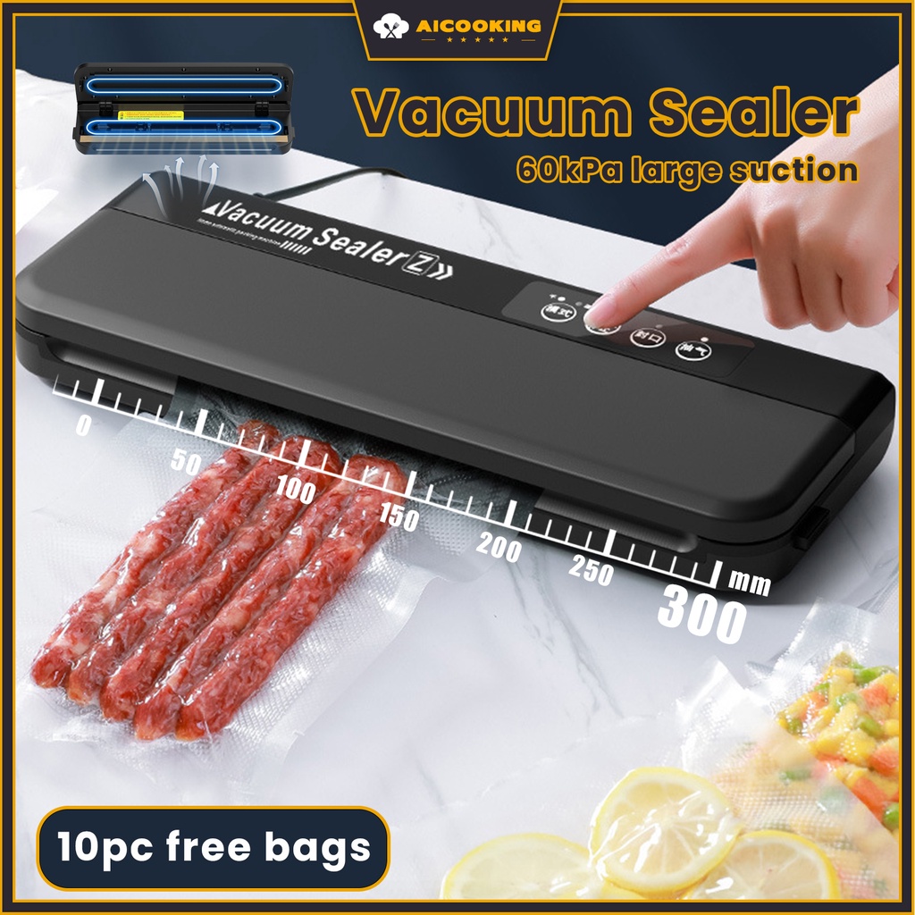 Vacuum Sealer Machine Automatic Portable Vacuum Sealing Food Packing ...