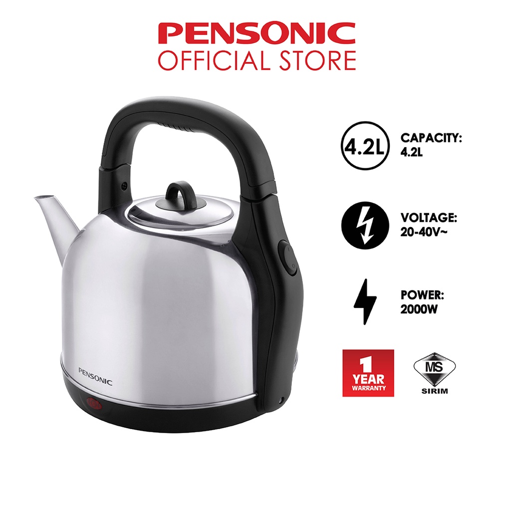 Pensonic Stainless Steel Kettle (4.2L) PAK-5002