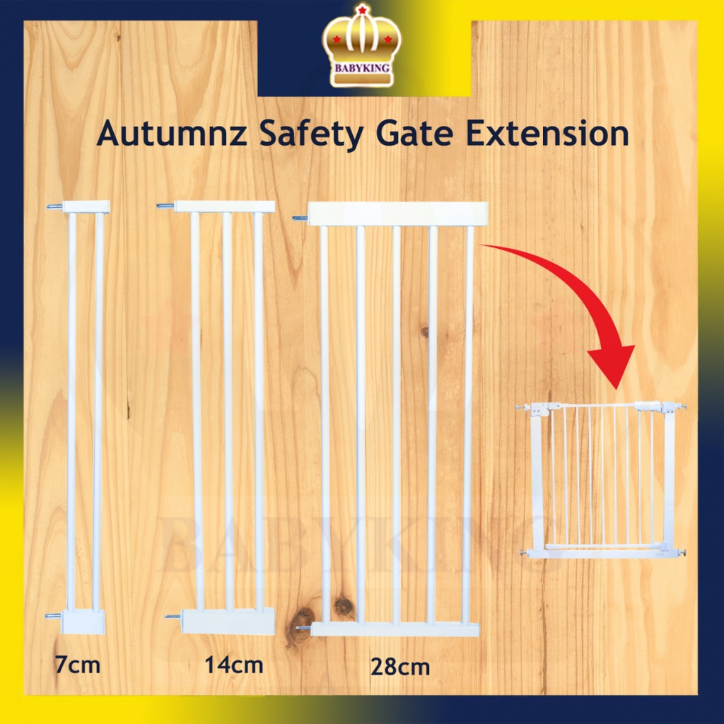 Original Autumnz Safety Gate Extension FOC Reinforcement Slot + 3 Sizes