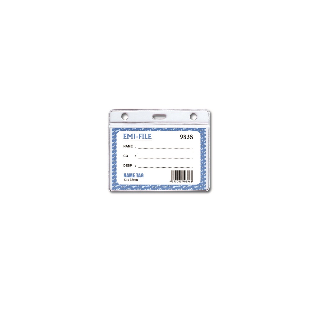 PVC Name Tag w/o card (983) - 100pcs | Shopee Malaysia
