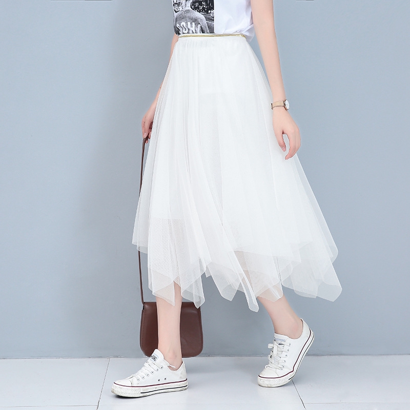 long white summer skirt