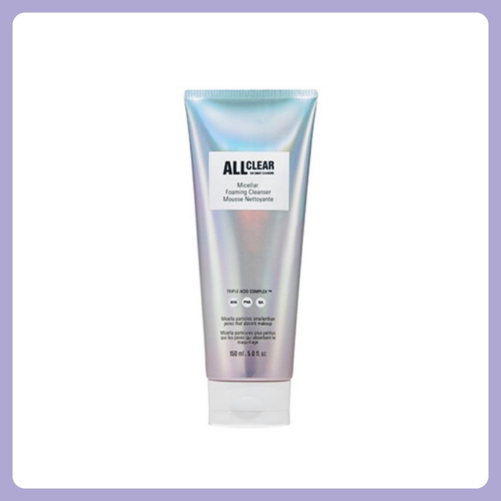 [The Face Shop] All Clear Micellar Cleansing Foam - 150g