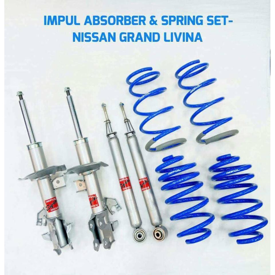 IMPUL SPORT ABSORBER+SPRING GRAND NISSAN LIVINA Shopee Malaysia