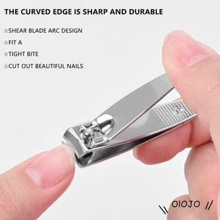 Small Stainless Steel Nail Clipper Manicure Pedicure Care Hand Toe Nail Cutter - ol