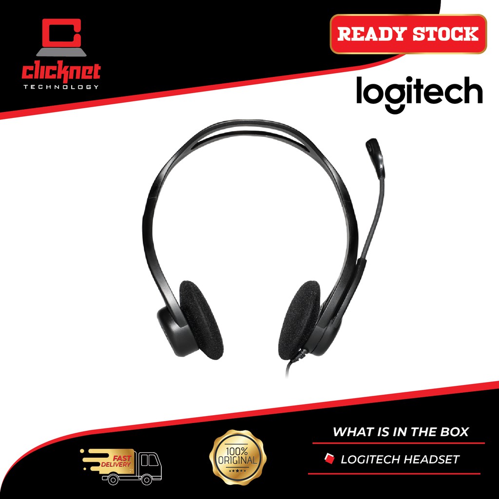 Logitech H370 USB Computer Headset Shopee Malaysia