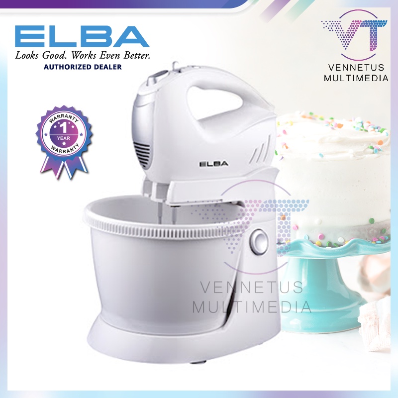 Elba Stand Mixer 3L ESMBE3030 (WH) Shopee Malaysia
