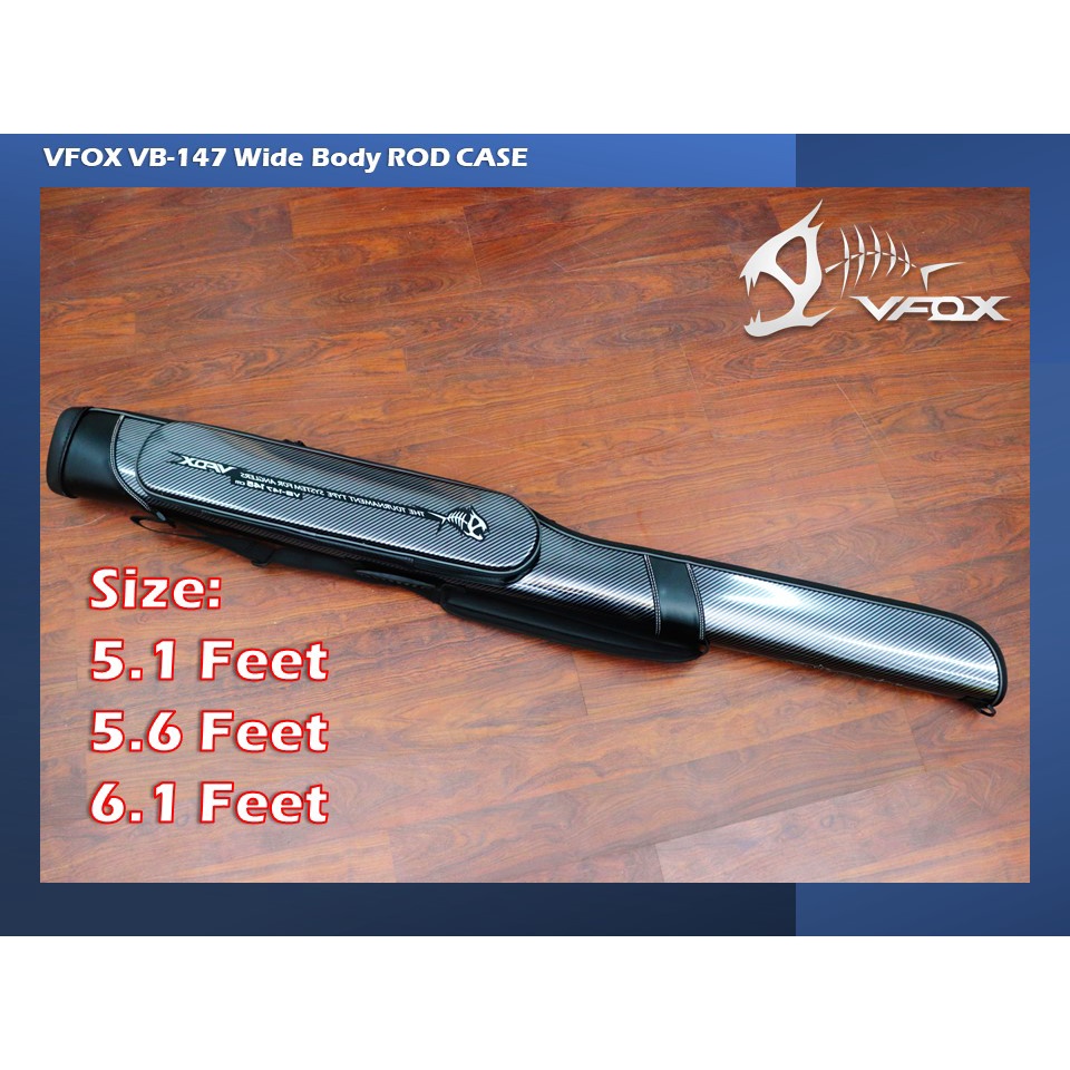 Vfox 5 1 6 1 Feet Hard Rod Case 155cm 190cm Wide Body Fishing Rod Bag Vb 147