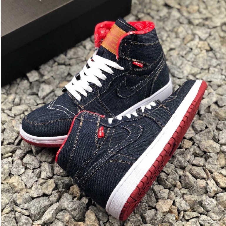 levis shoes denim