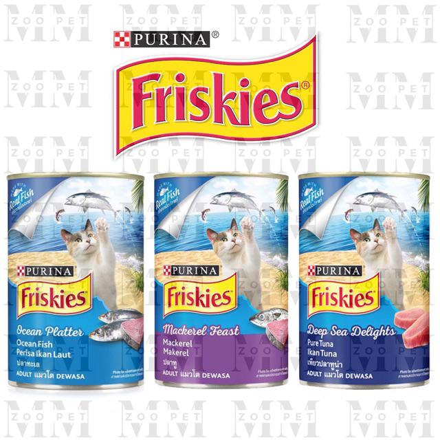 Purina Friskies (Cat Food / Can Food / Cat Can / Makanan Kucing) 400g