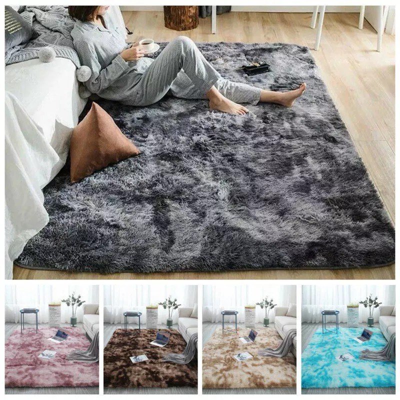 180*150cm Fur Furry Carpets Floor Mat Fluffy Room Mat Soft Carpet