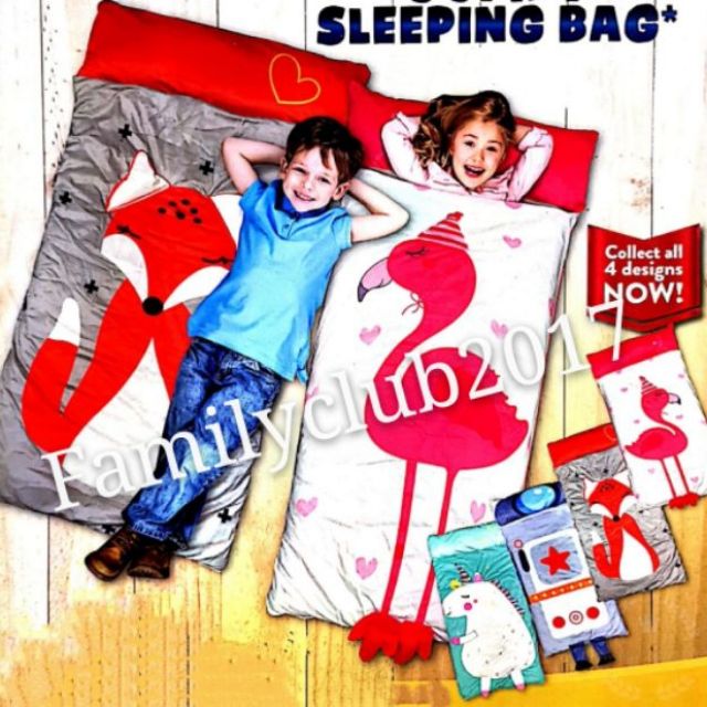 children's sleeping bag with pillow
