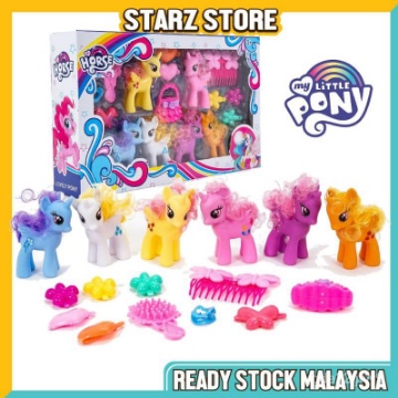 Pony Dolls Pony Toys Gift for Kids Girl Pretend Play | Berpura-pura mainan untuk anak perempuan