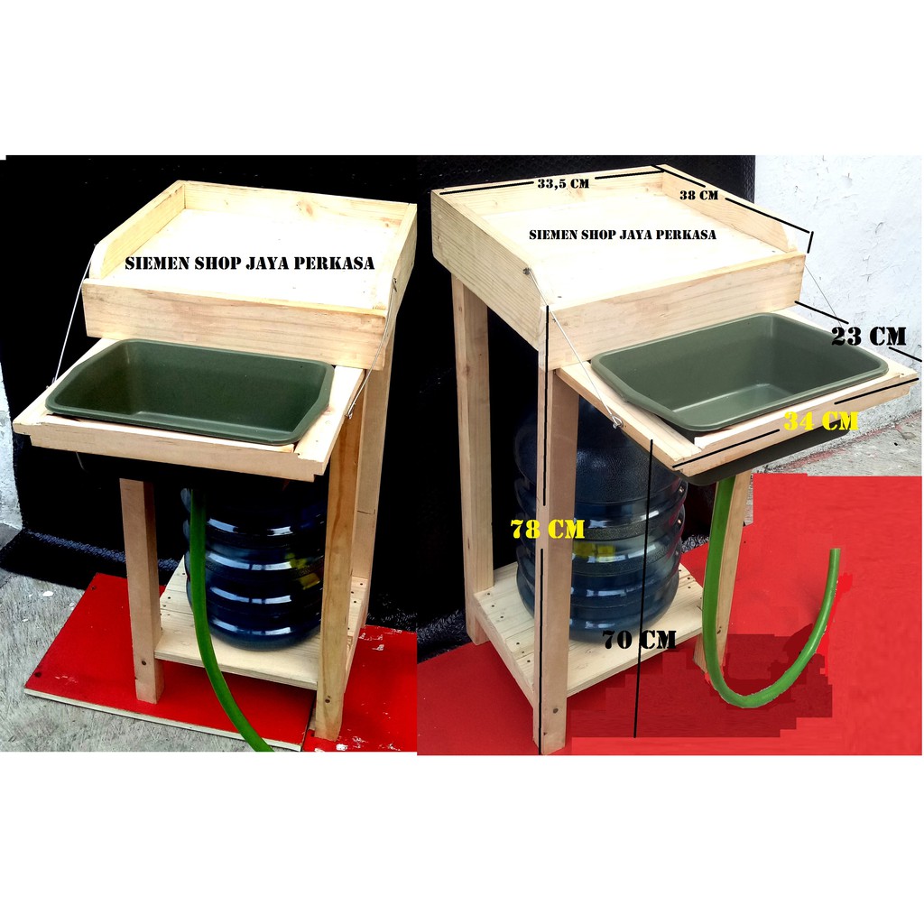 Rack And Table Dispenser> Portable Sink> Portable Hand Washing Bucket