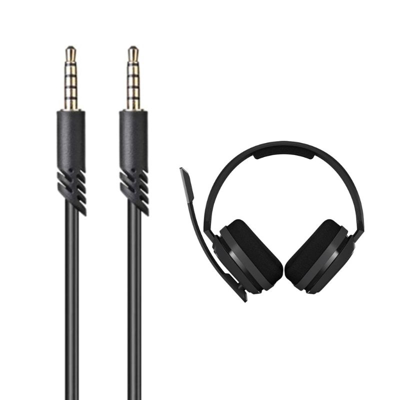 audio earphone cable for astro a10 a40 gaming headset with volume control