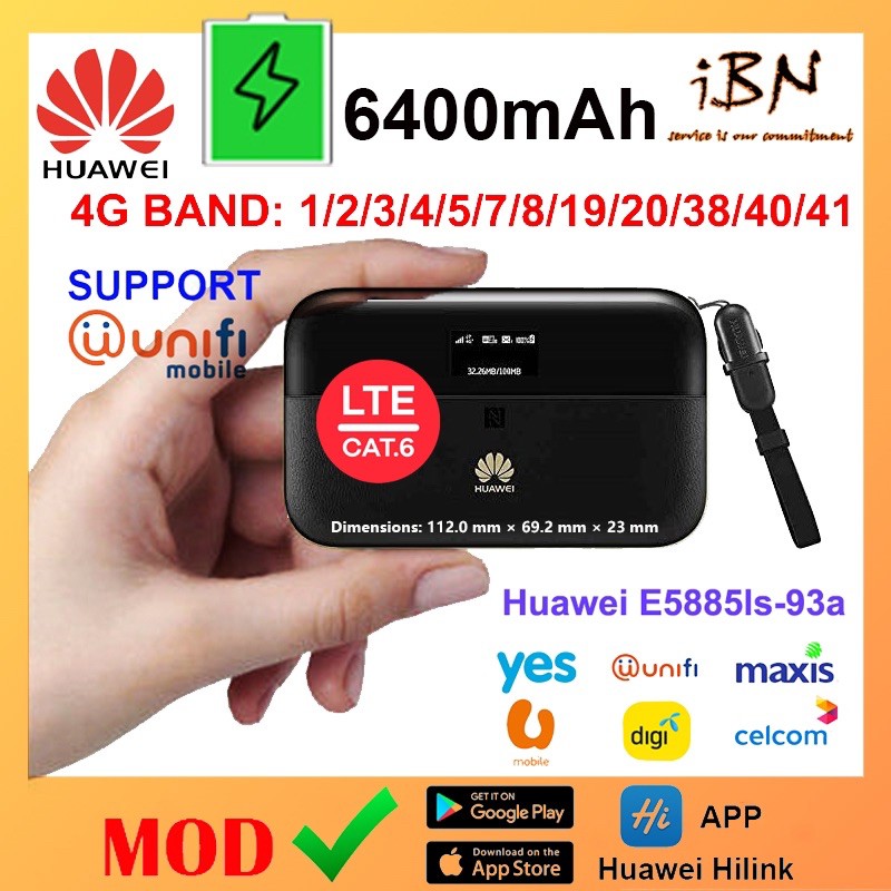 Huawei E5573 E5577 E5785 E5885 Mobile Wifi Pro Mod Modem