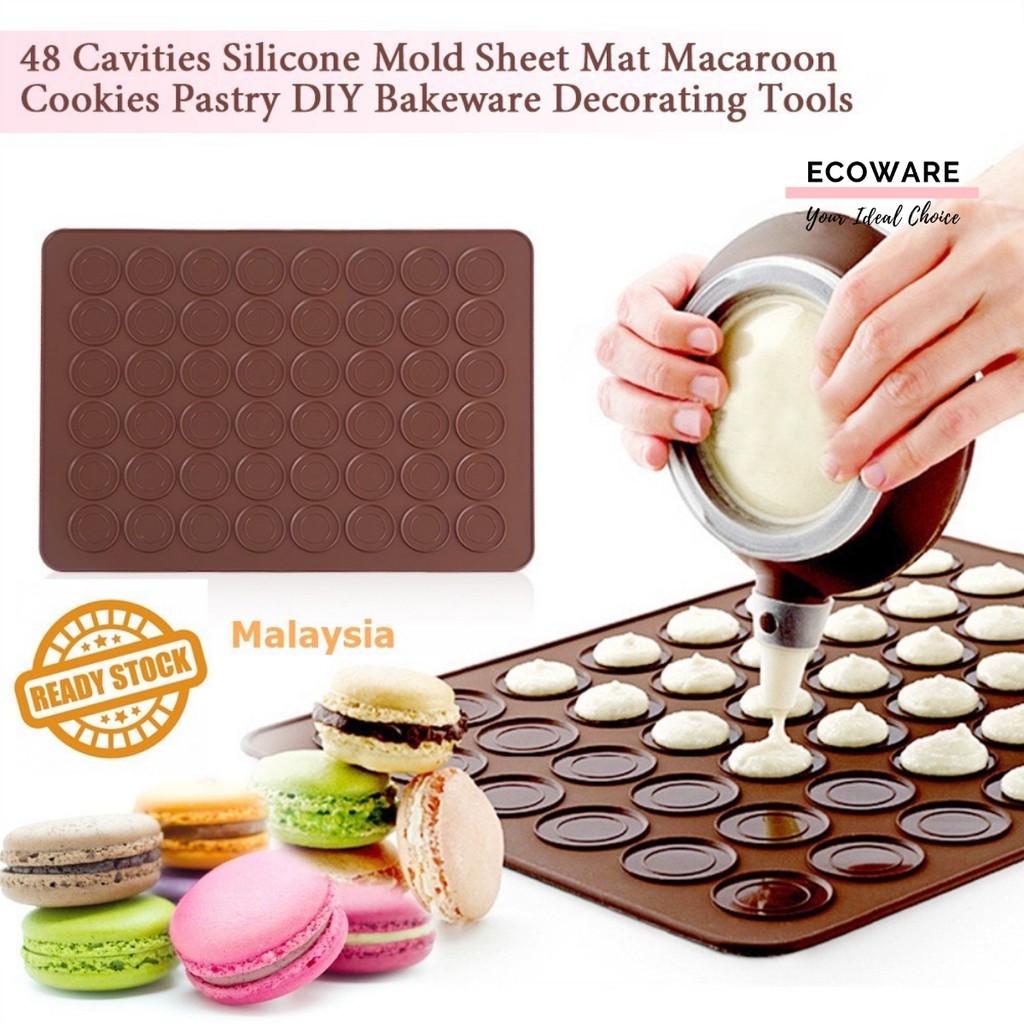 Silicone Macaron Mat/ Macaroon Pastry Oven Baking Mould/ Sheet Mat DIY Mold