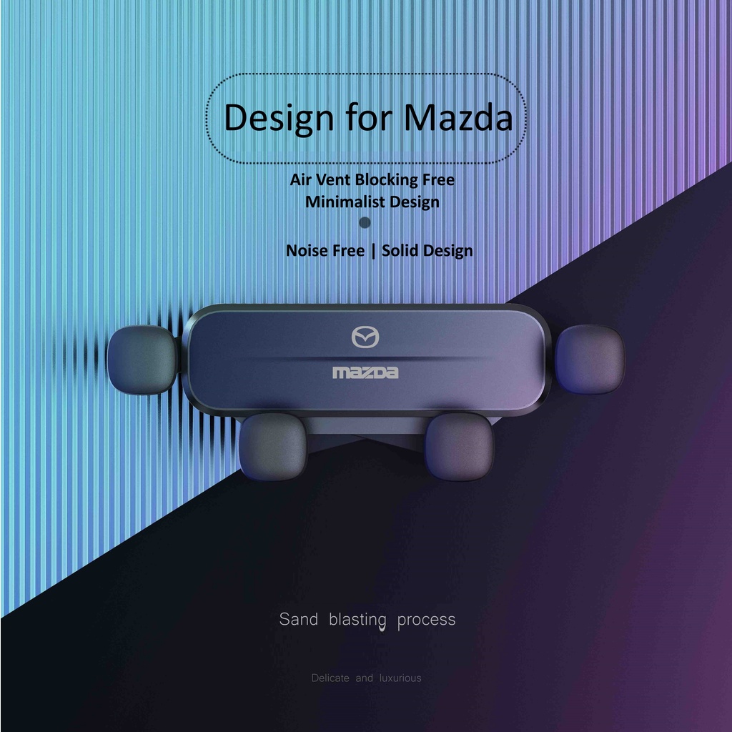 Mazda CX5 CX5 CX8 CX8 Phone Holder Air Con Vent Flow Noise Free