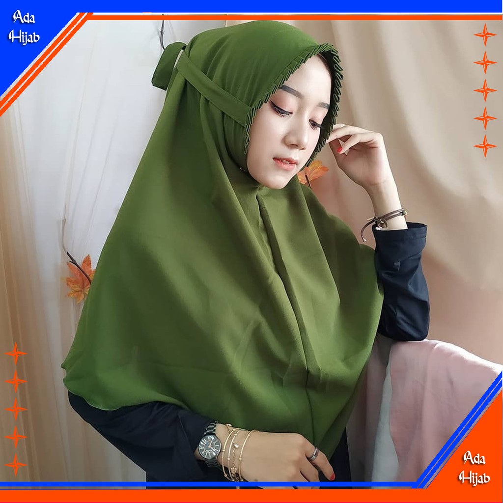 Bergo Maryam Lipit / Khimar Diamond / Instant Hijab Serrated / Beautiful Hijab