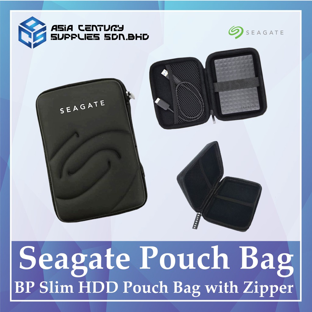 Seagate BP Slim HDD Pouch Bag with Zipper Shopee Malaysia