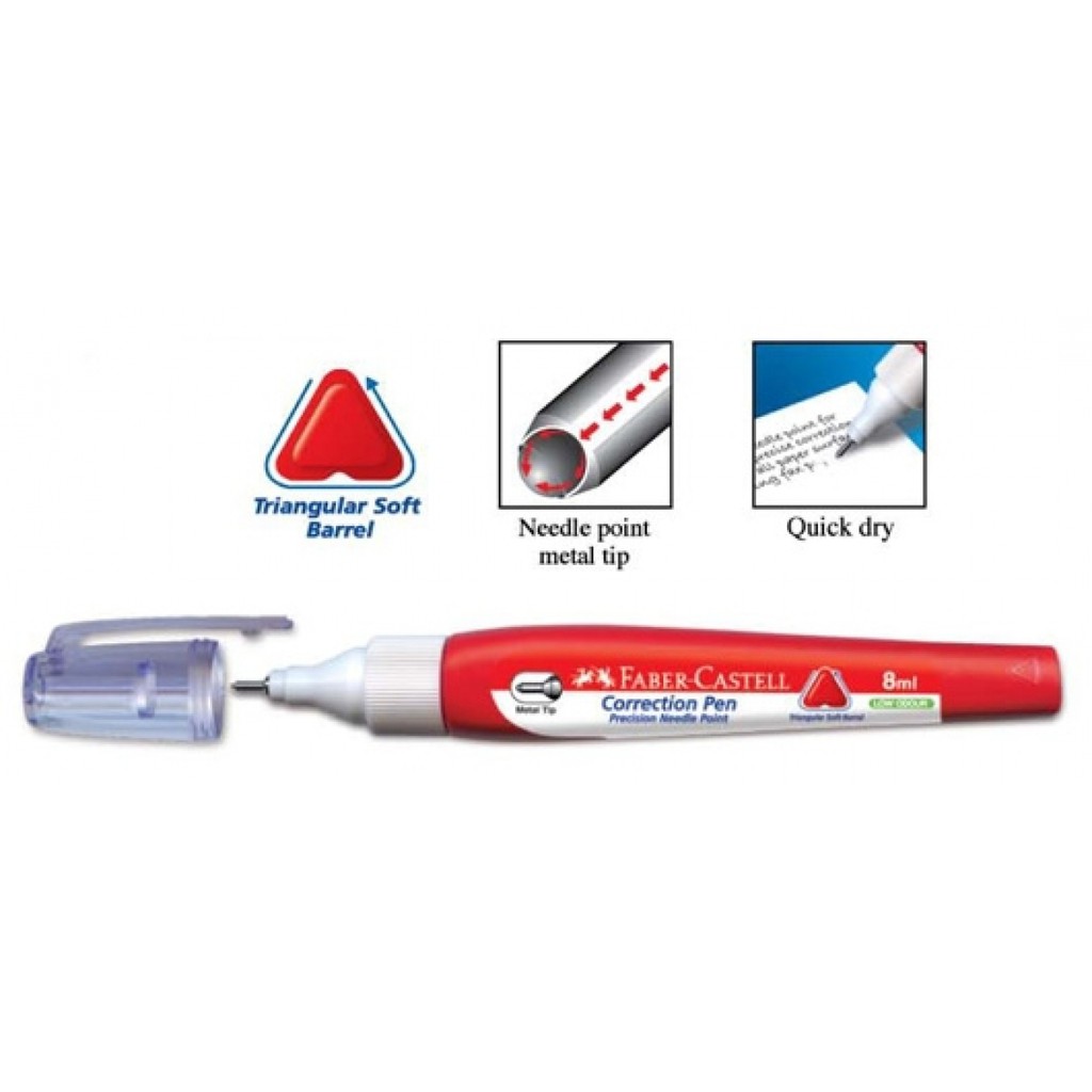 FaberCastell Correction Pen (8ml) Shopee Malaysia