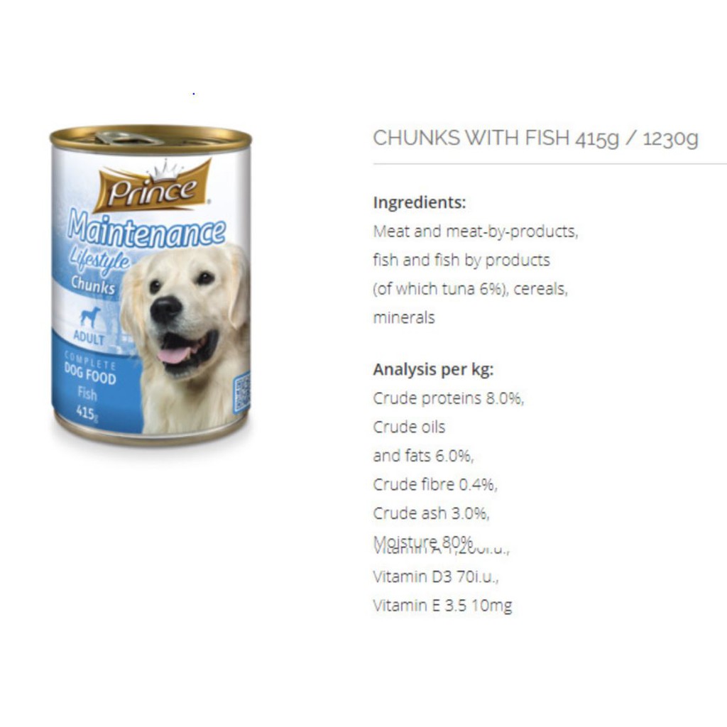 crude oils and fats in dog food