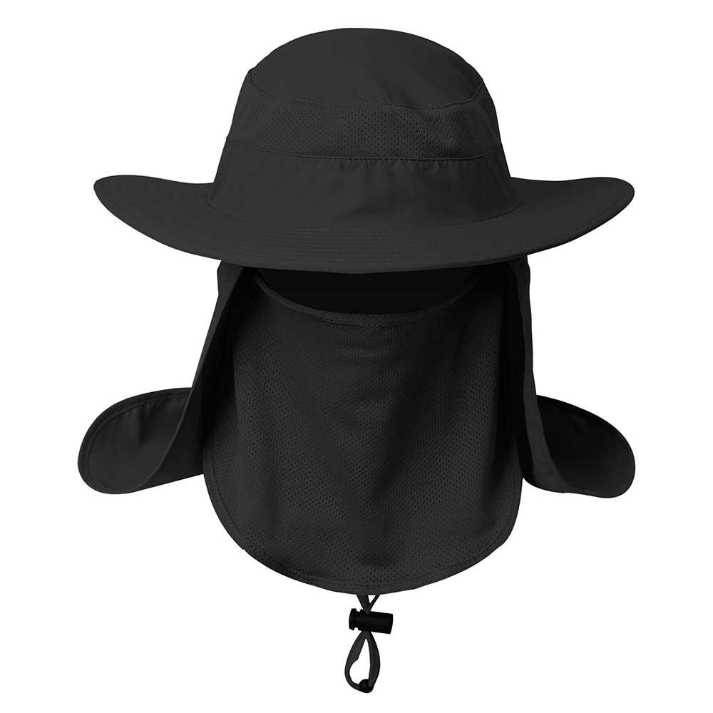 fishing hat black