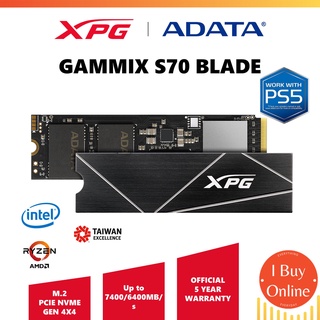 ADATA M.2 S70 Blade NVMe PCIe Gen 4x4 M.2 2280 SSD XPG GAMMIX (512GB ...