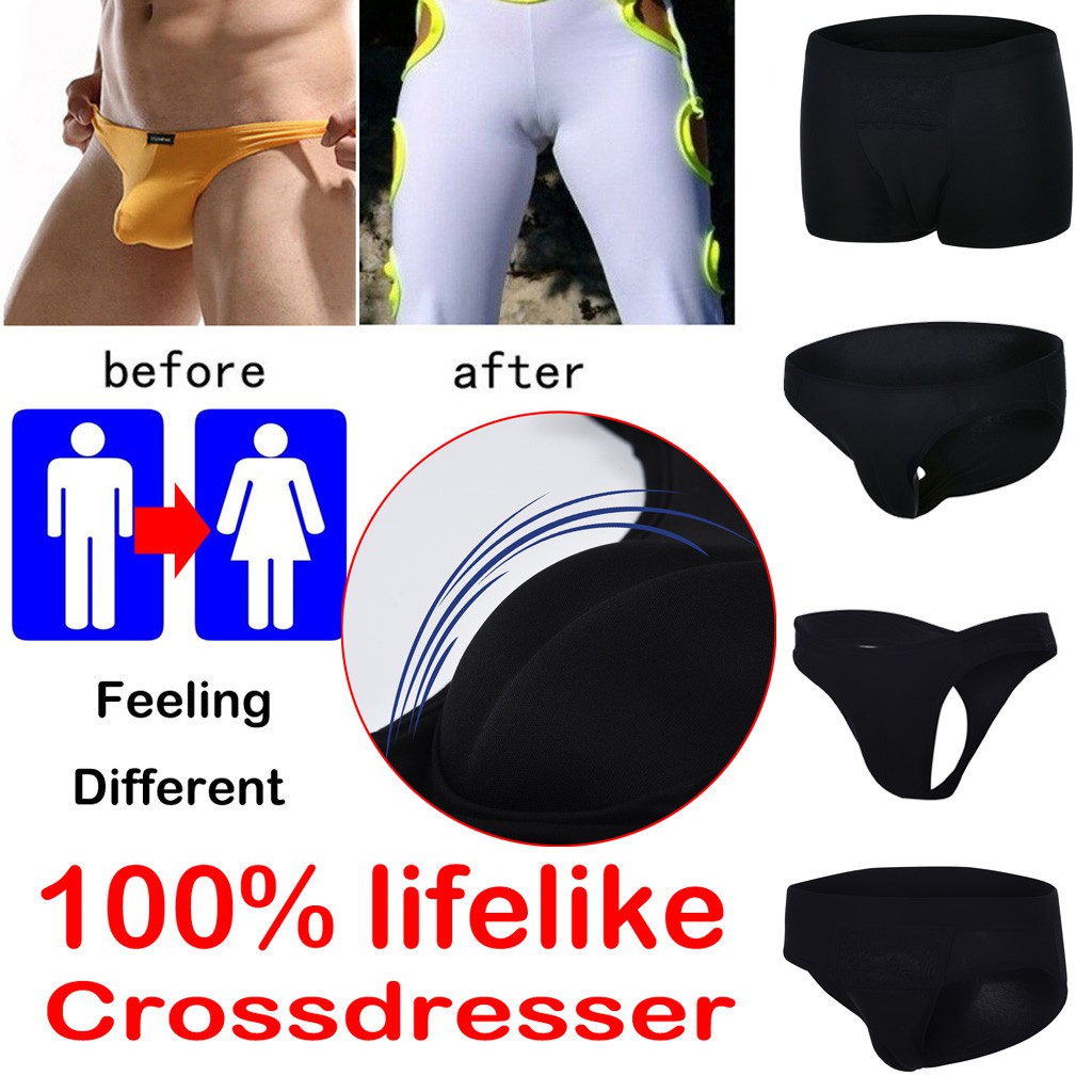 Crossdresser in lingerie