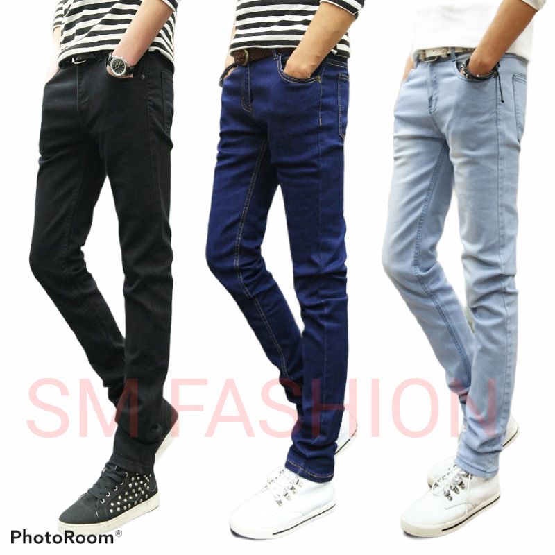 💥🇲🇾Skiny Slim fit Jeans For Man's (26-40)Super stretchable Murah[Ready ...