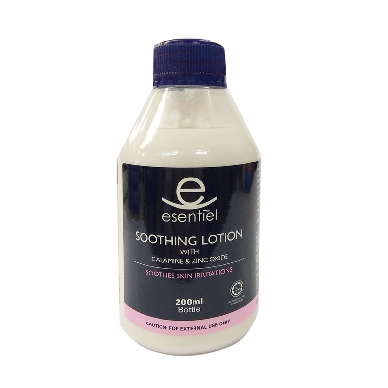 Esentiel Soothing Lotion with Calamine and Zinc Oxide (200ml) Shopee Malaysia