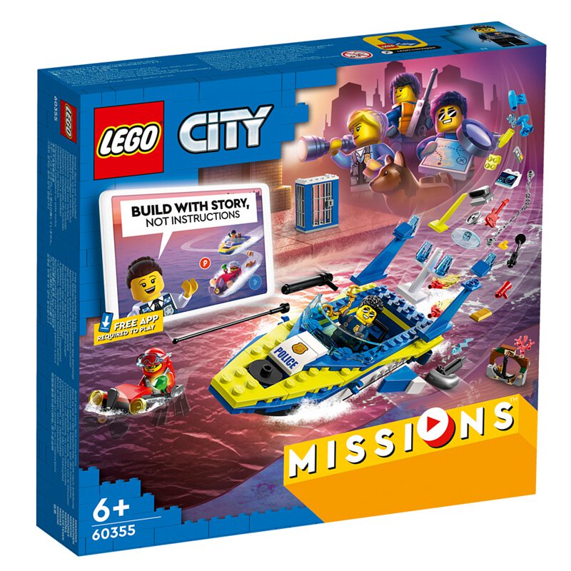 [King Robot] LEGO 60355 Water Public Security Reconnaissance Mission City Series Parts Number: 278