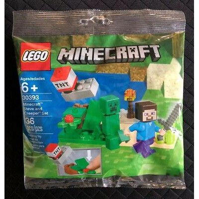 steve and creeper lego