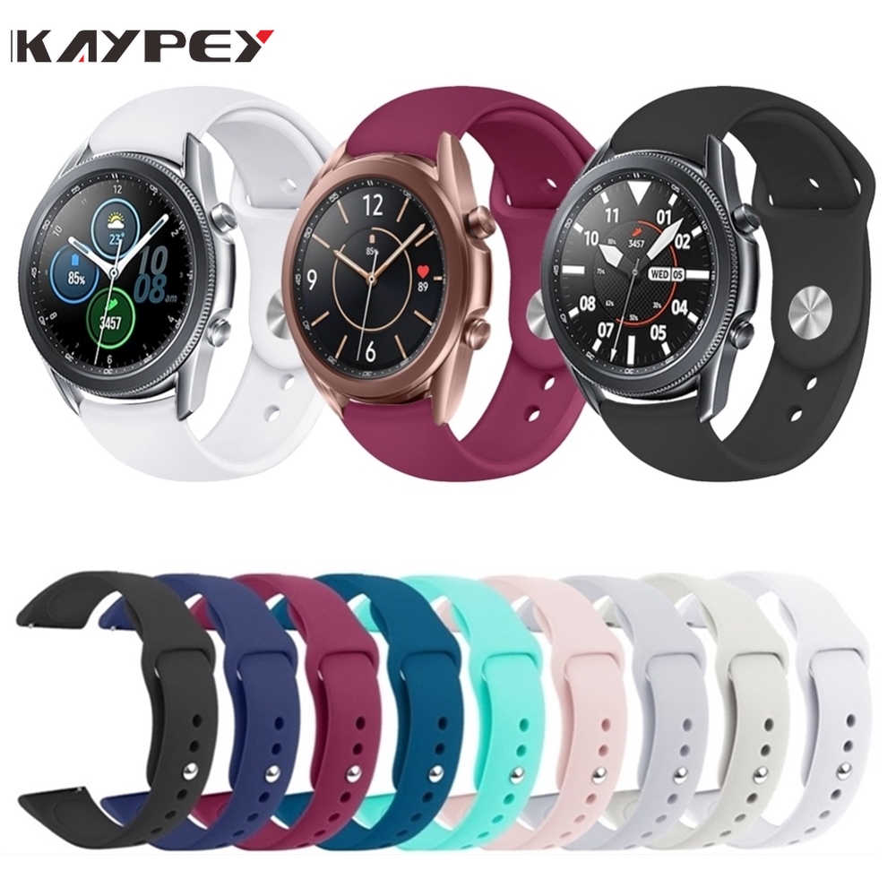 New Silicone Bands For Samsung Galaxy Watch3 41mm Smart Watch Sport Bracelet For Galaxy Watch 3 45mm Wrist Strap Accessories Shopee Malaysia