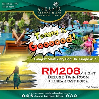 [2D1N] Aseania Resort & Spa Langkawi | Deluxe Twin Room with Breakfast
