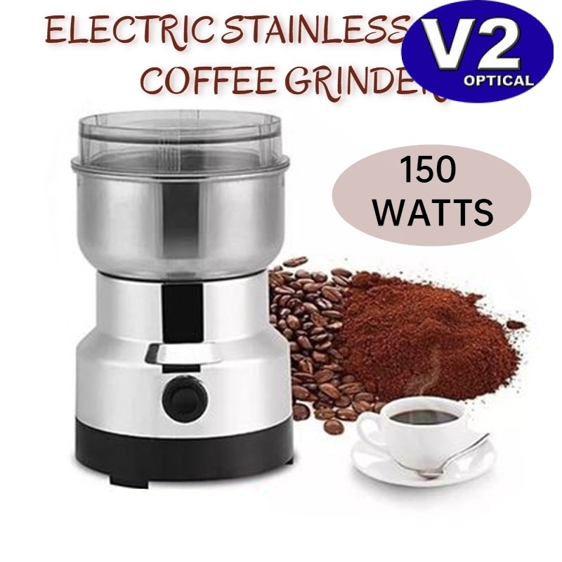 Electric Stainless Steel Coffee Bean Grinder Home Grinding Milling Spices Dry Mill Machine High Power