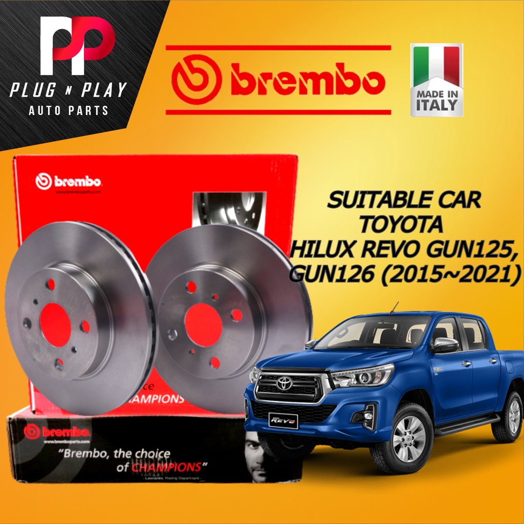 BREMBO TOYOTA HILUX REVO GUN125, GUN126 (20152021) FRONT (DEPAN)100