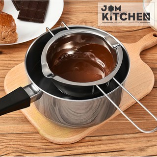Jom Kitchen Stainless Steel 304 Chocolate Cheese Butter Candy Melting Pot Pan Heating Milk Bowl Double Boiler