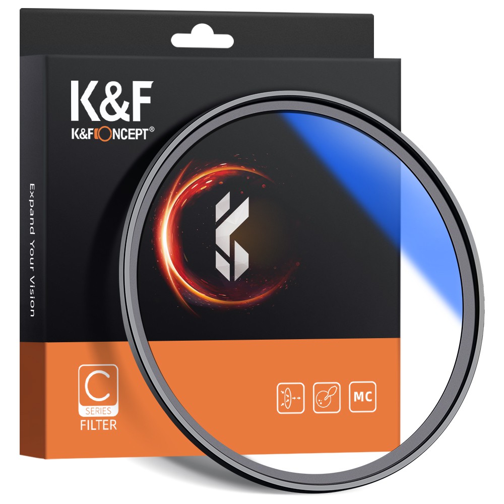 K&F MC UV Protection Filter Slim Frame with Multi-Resistant Coating for Camera Lens