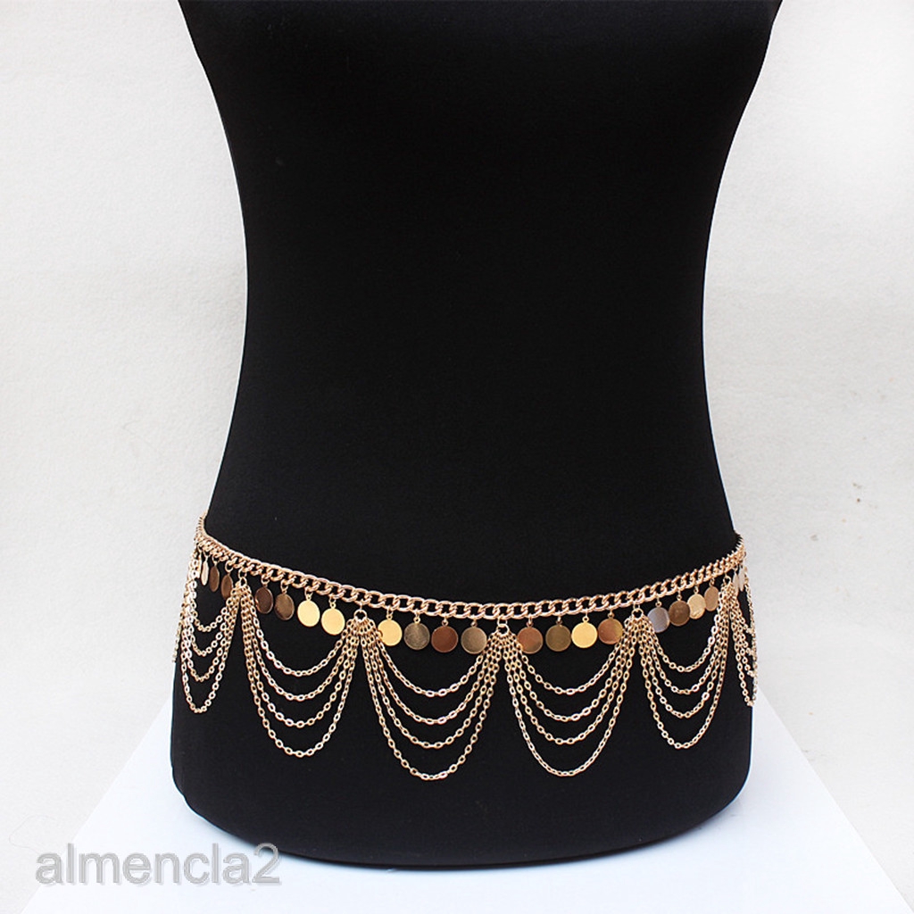 [AlmenclafdMY] Ethnic Jewelry Necklace Belly Chain