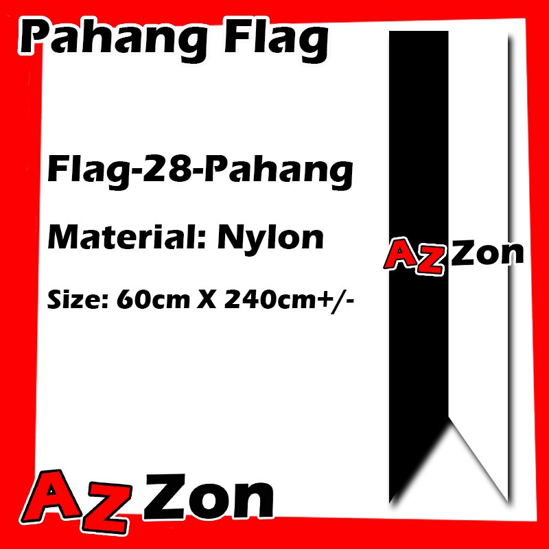 Pahang Flag Bendera Negeri Bendera State Flag Jalur Gemilang