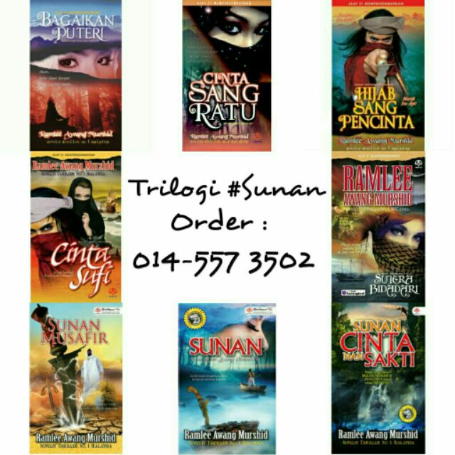 Trilogi Sunan 7 Novel Sunan Nanggroe Sang Kembara Ramlee Awang Murshid Ram Novel Sunan Nangroe Shopee Malaysia