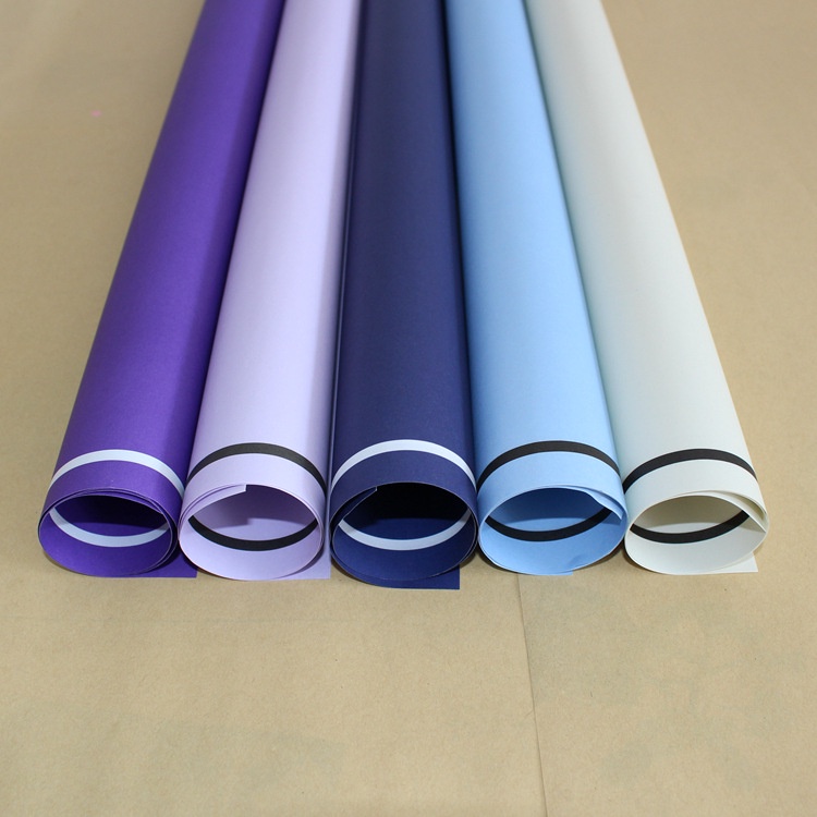 2pcs PLAIN LINE COLOURFUL Flower Wrapping Paper Gift Bouquet/Flower