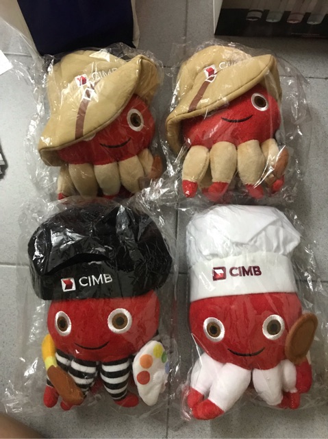 cimb octopus soft toy 2018