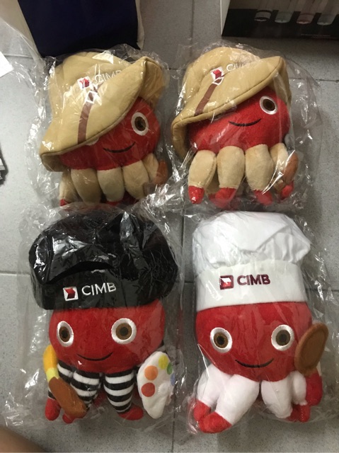 Cimb octopus cheap soft toy 2019