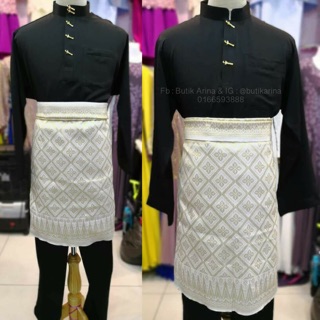 baju dinner hitam gold