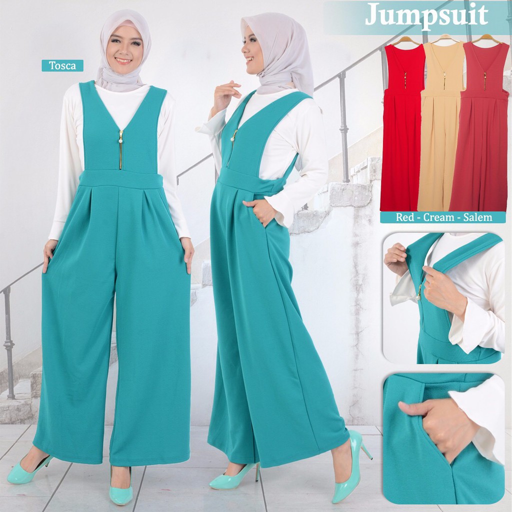 FIDELIS Jumpsuit Moscrepe Lemonskin